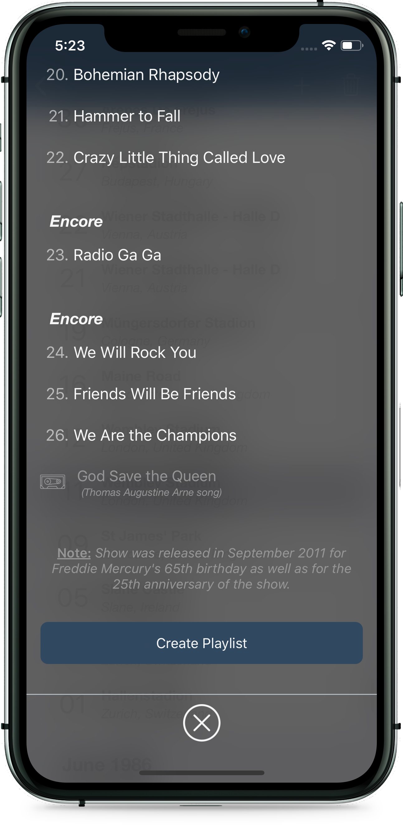 Setlist Concerts — The Setlist App